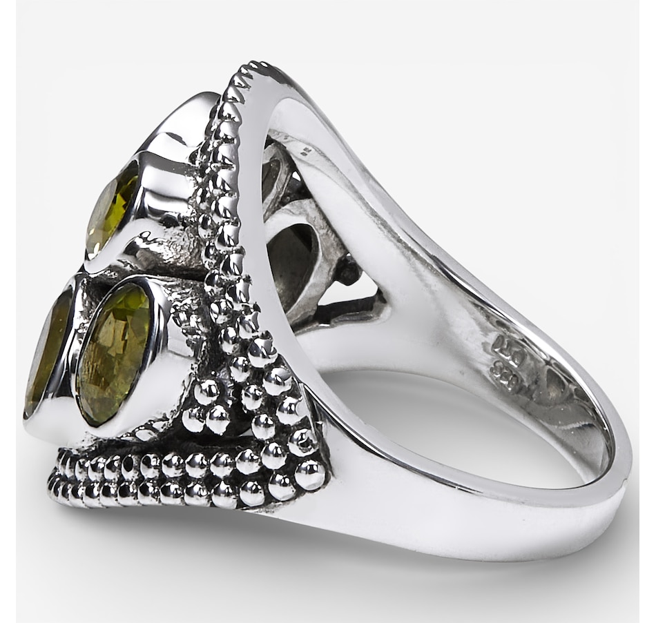 Image 115598_ALTMORE1.jpg, Product 115-598 / Price $109.99, Himalayan Gems Sterling Silver Peridot Dome Ring from Himalayan Gems on TSC.ca's Jewellery department