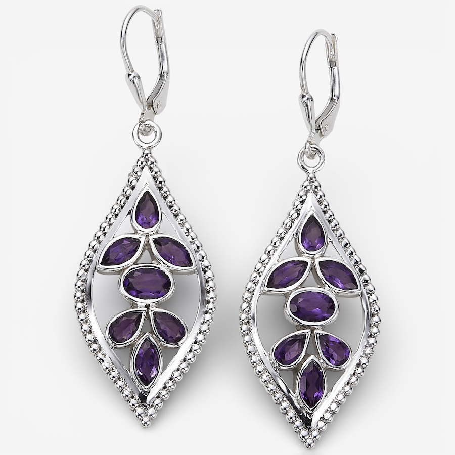 Image 115607_AMY.jpg, Product 115-607 / Price $169.88, Himalayan Gems Sterling Silver Teardrop Gemstone Drop Leverback Earrings from Himalayan Gems on TSC.ca's Jewellery department