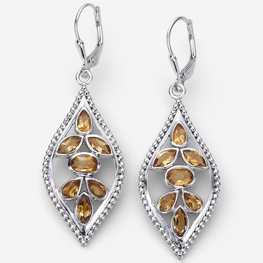 Image 115607_CIT.jpg, Product 115-607 / Price $169.88, Himalayan Gems Sterling Silver Teardrop Gemstone Drop Leverback Earrings from Himalayan Gems on TSC.ca's Jewellery department