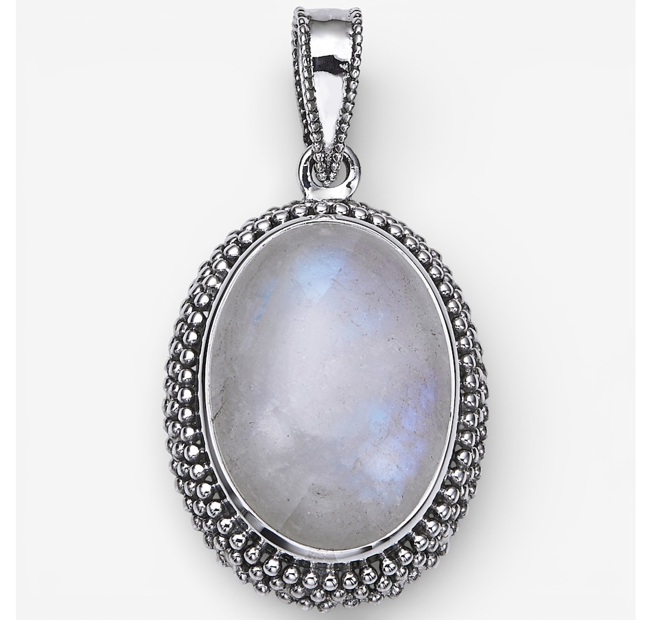 Image 115611_RWM.jpg, Product 115-611 / Price $219.99, Himalayan Gems Sterling Silver Oval Gemstone Pendant from Himalayan Gems on TSC.ca's Jewellery department