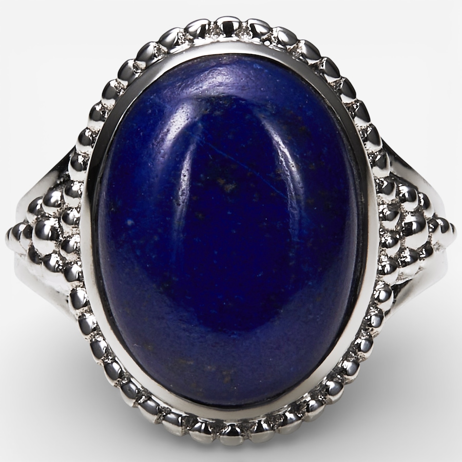 Image 115612_LAP.jpg, Product 115-612 / Price $89.88, Himalayan Gems Sterling Silver Oval Gemstone Ring from Himalayan Gems on TSC.ca's Jewellery department