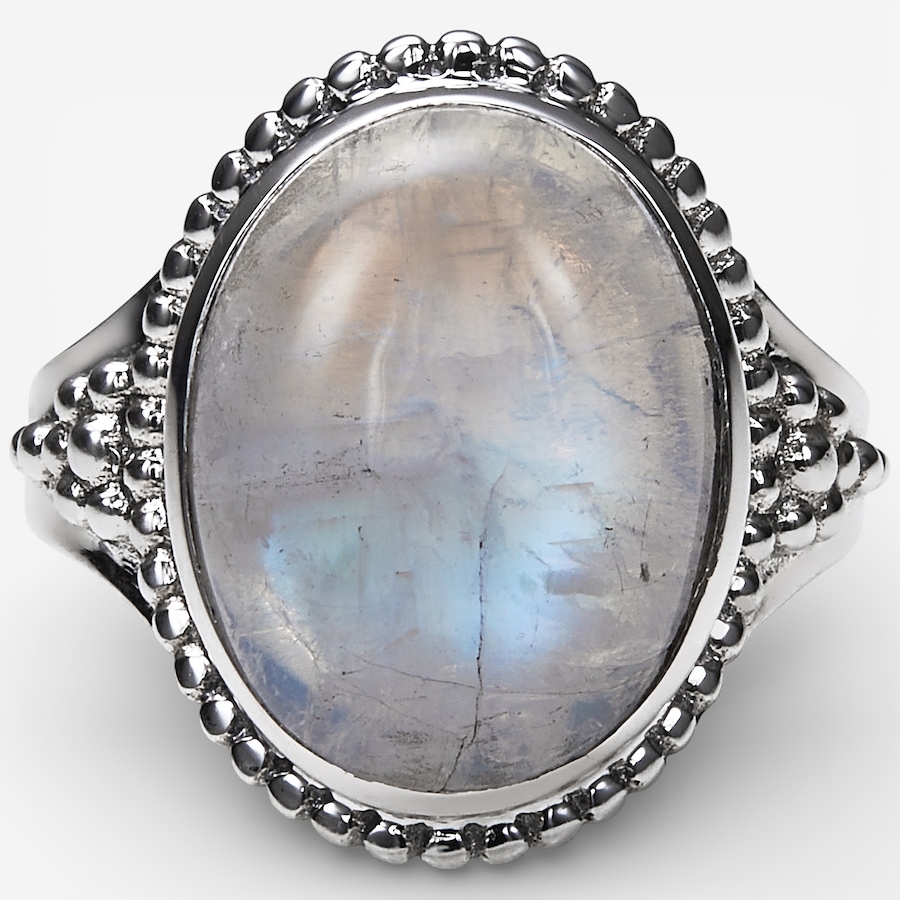 Image 115612_RWM.jpg, Product 115-612 / Price $89.88, Himalayan Gems Sterling Silver Oval Gemstone Ring from Himalayan Gems on TSC.ca's Jewellery department