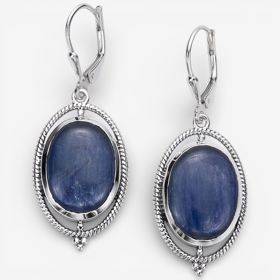 Image 115616_KYNT.jpg, Product 115-616 / Price $169.88, Himalayan Gems Sterling Silver Oval Gemstone Leverback Earrings from Himalayan Gems on TSC.ca's Jewellery department