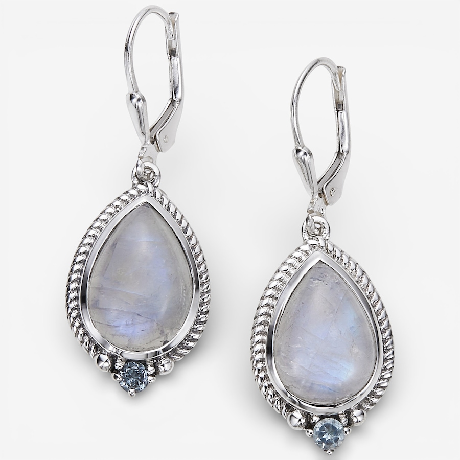 Image 115619_RWTPZ.jpg, Product 115-619 / Price $99.88, Himalayan Gems Sterling Silver Gemstone Leverback Earrings from Himalayan Gems on TSC.ca's Jewellery department