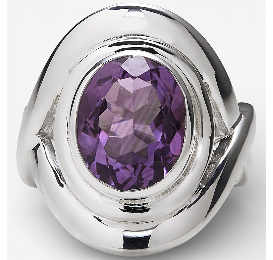 Image 115630_AMY.jpg, Product 115-630 / Price $179.99, Himalayan Gems Sterling Silver Oval Gemstone Ring from Himalayan Gems on TSC.ca's Jewellery department