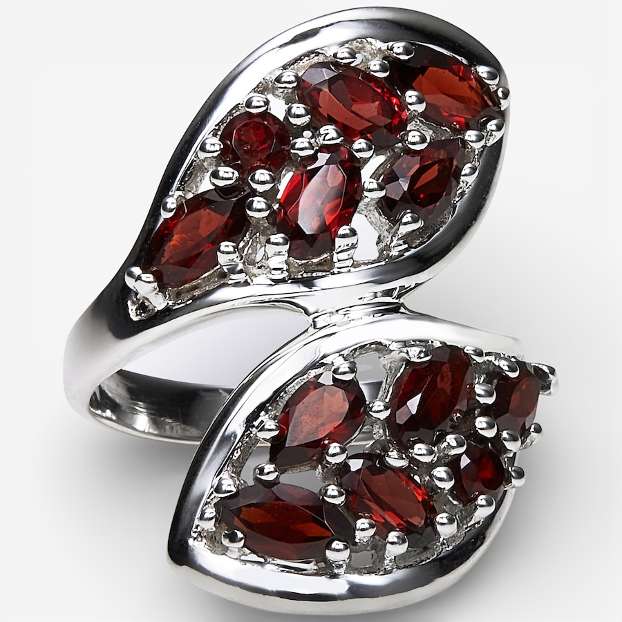 Image 115632_GAR.jpg, Product 115-632 / Price $119.88, Himalayan Gems Sterling Silver Gemstone Bypass Ring from Himalayan Gems on TSC.ca's Jewellery department