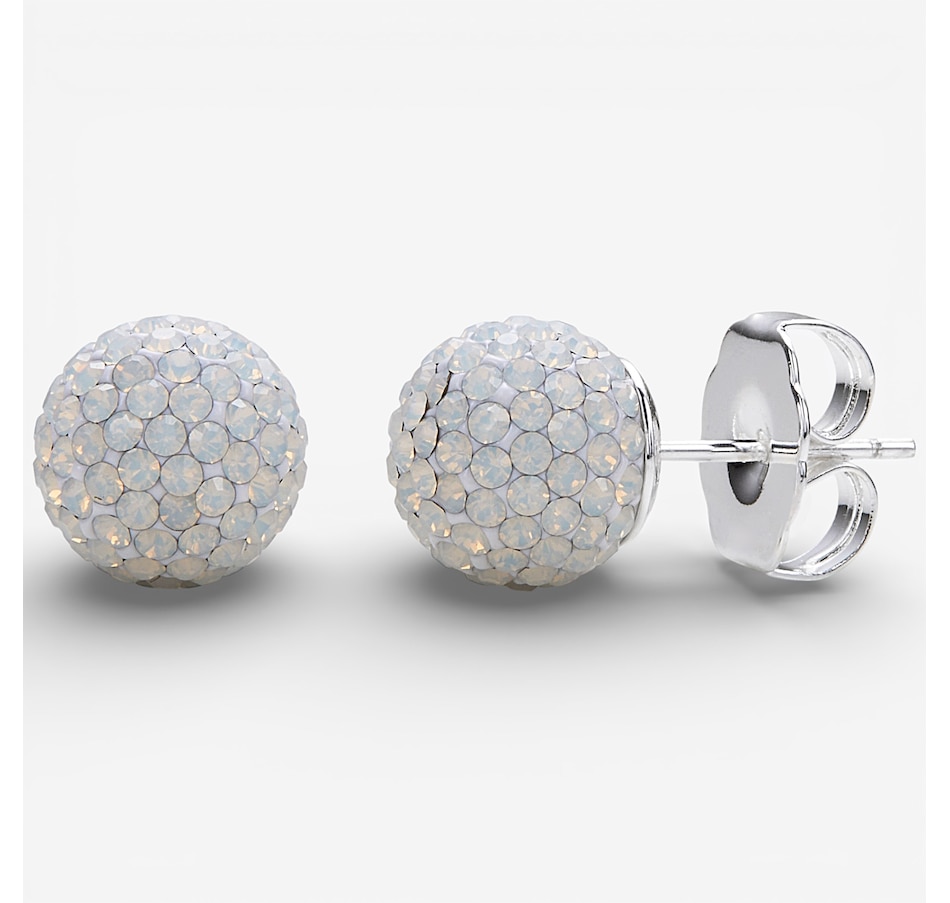 Image 115637.jpg, Product 115-637 / Price $69.99 - $79.99, Hillberg & Berk Sterling Silver Opal Sparkle Ball Stud Earrings from Hillberg & Berk Jewellery on TSC.ca's Jewellery department