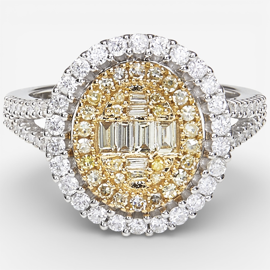 Image 115668_TTOOV.jpg, Product 115-668 / Price $889.33, 14K Gold 1.00ctw Shaped Yellow and White Diamond Ring from The Vault on TSC.ca's Jewellery department