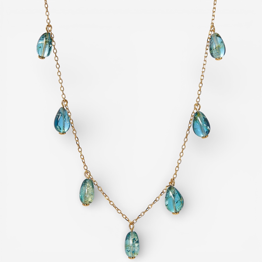 Image 115671_BLUGP.jpg, Product 115-671 / Price $169.99, Amber Extraordinaire Sterling Silver Drop Floating Necklace from Amber Extraordinaire on TSC.ca's Jewellery department