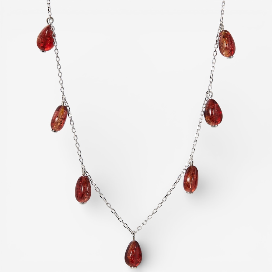 Image 115671_SLVRE.jpg, Product 115-671 / Price $169.99, Amber Extraordinaire Sterling Silver Drop Floating Necklace from Amber Extraordinaire on TSC.ca's Jewellery department
