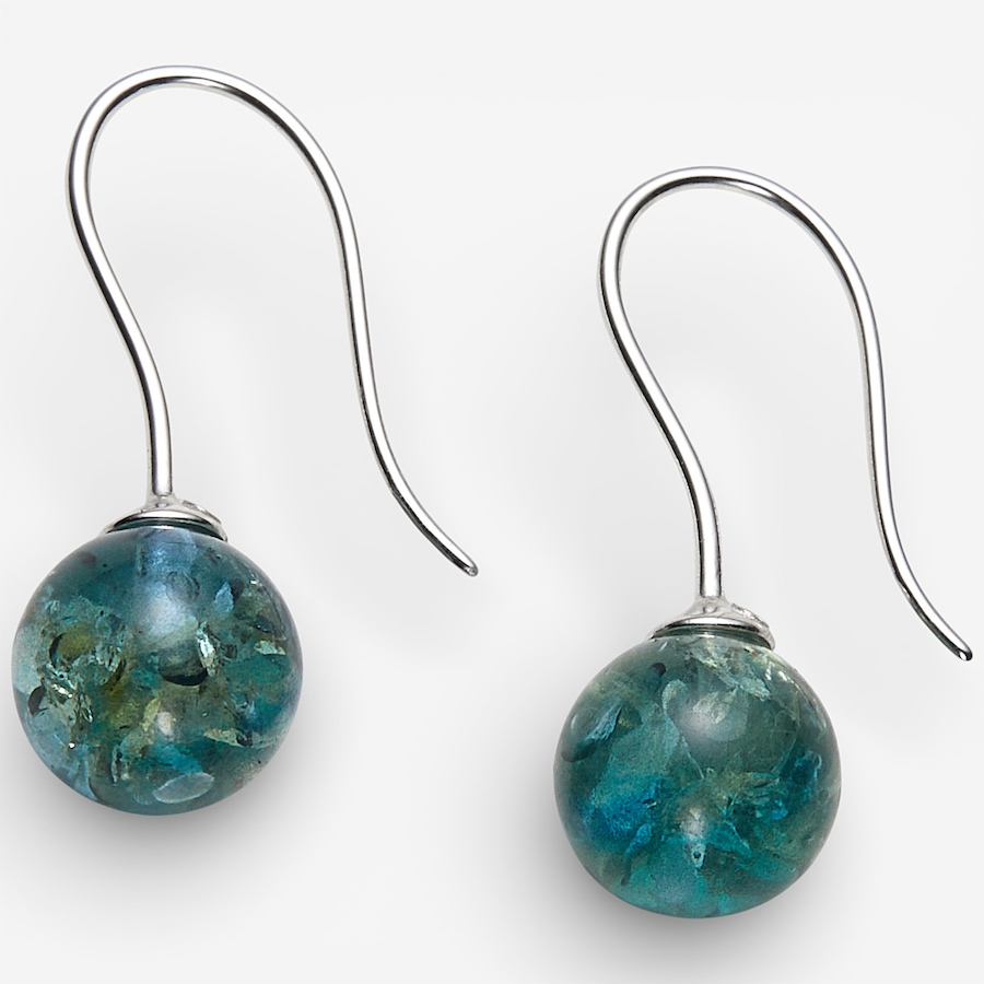 Image 115673_SILB.jpg, Product 115-673 / Price $49.99, Amber Extraordinaire Sterling Silver Drop Shape Amber Earrings from Amber Extraordinaire on TSC.ca's Jewellery department