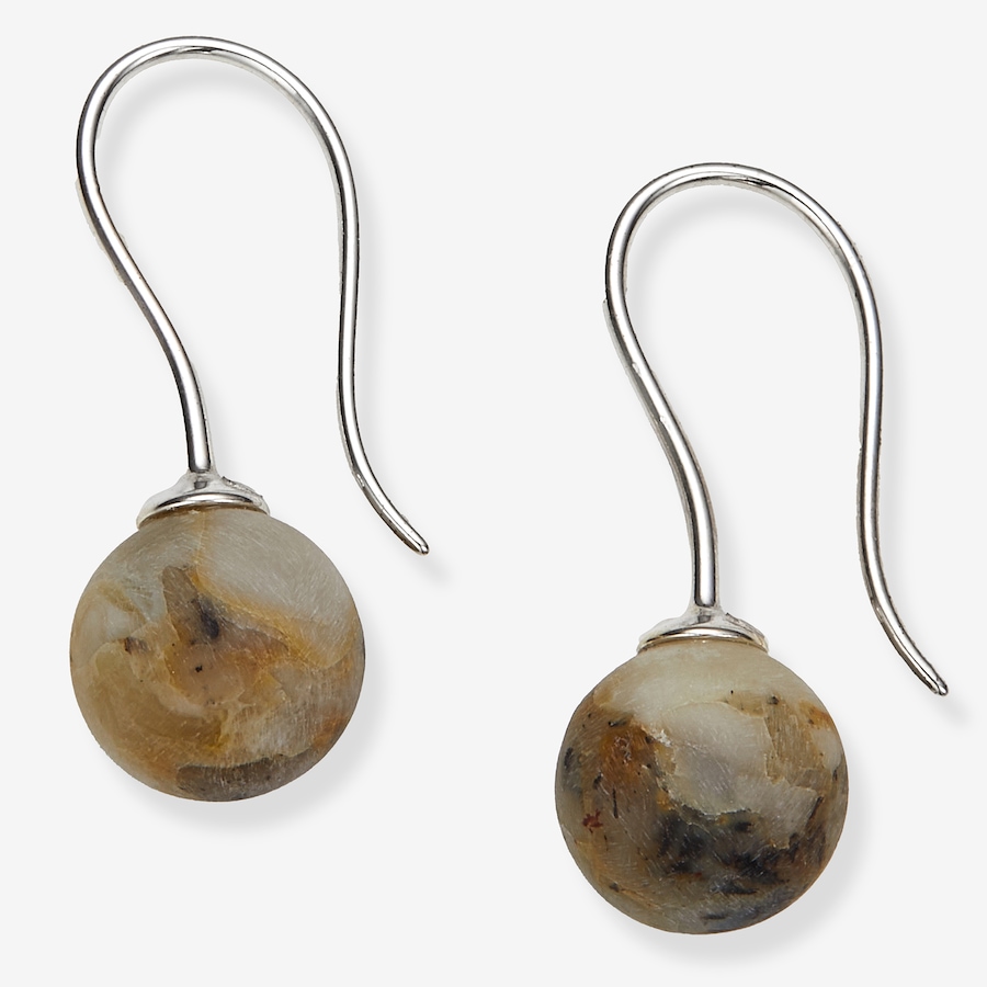 Image 115673_SIMBL.jpg, Product 115-673 / Price $49.99, Amber Extraordinaire Sterling Silver Drop Shape Amber Earrings from Amber Extraordinaire on TSC.ca's Jewellery department