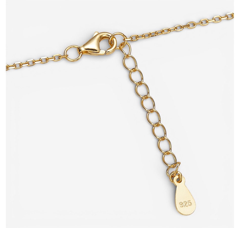 Image 115679_ALTMORE1.jpg, Product 115-679 / Price $79.99, Amber Extraordinaire Sterling Silver Yellow Gold Plate Oval Amber Pendant with Chain from Amber Extraordinaire on TSC.ca's Jewellery department