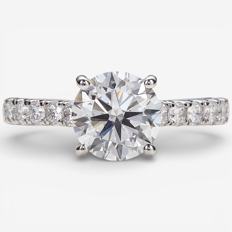 Image 115711_WGRND.jpg, Product 115-711 / Price $2,229.99, EVERA Diamonds 14K Gold 2.50 ctw Shaped Diamond Ring from Evera Diamonds on TSC.ca's Jewellery department