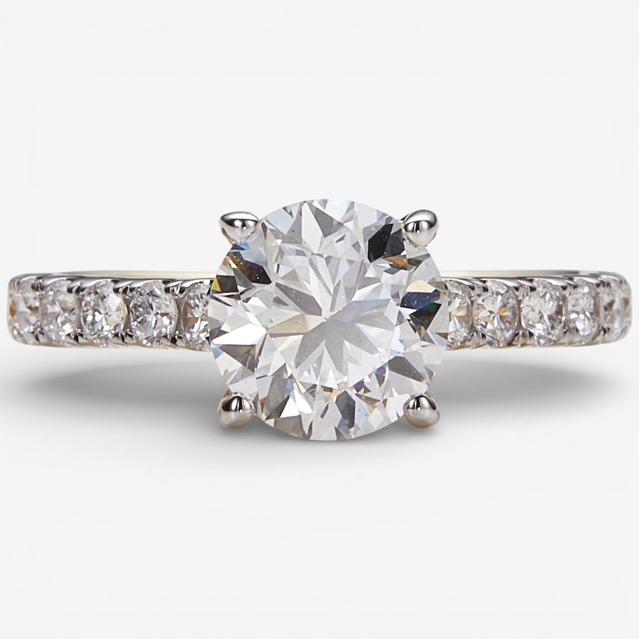 Image 115711_YGRND.jpg, Product 115-711 / Price $2,229.99, EVERA Diamonds 14K Gold 2.50 ctw Shaped Diamond Ring from Evera Diamonds on TSC.ca's Jewellery department