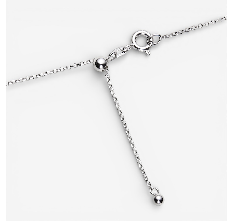 Image 115715_ALTMORE1.jpg, Product 115-715 / Price $89.99, Diamonelle Sterling Silver Diamonelle Pear-Shaped Pendant with Chain from Diamonelle on TSC.ca's Jewellery department