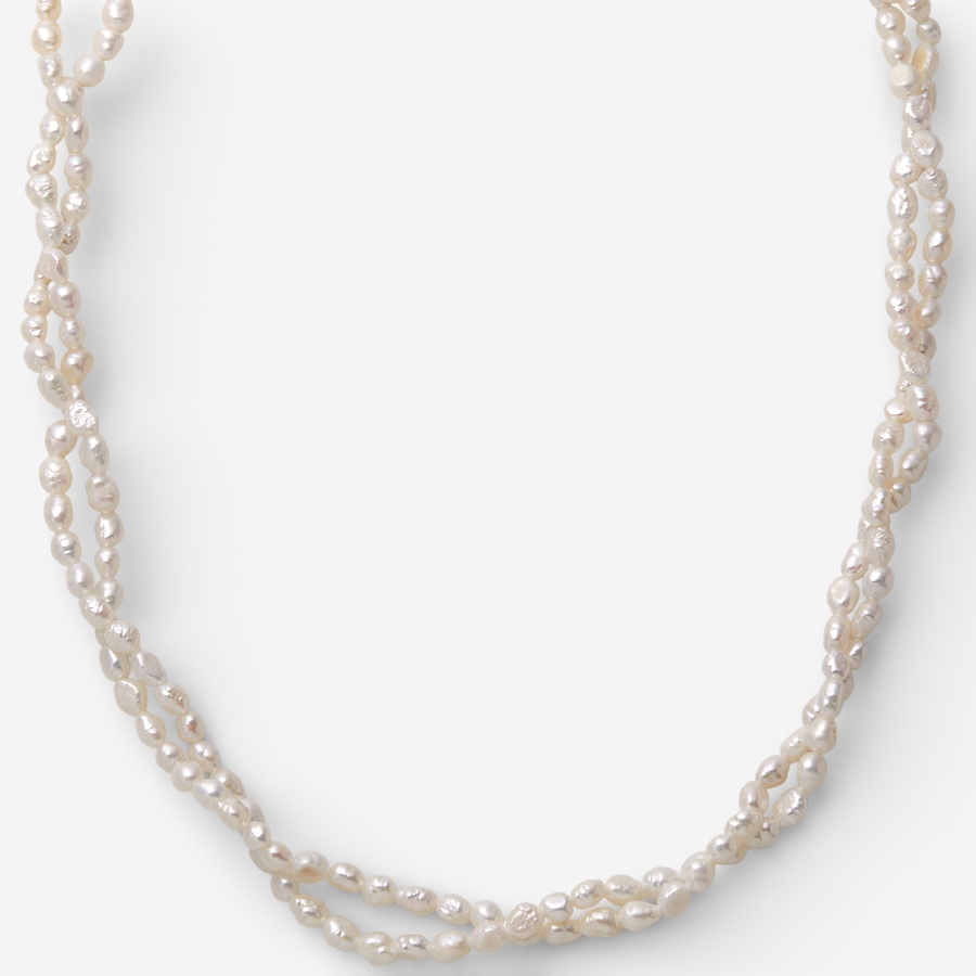 Image 115757.jpg, Product 115-757 / Price $59.99, Roz Kwan 3mm-3.25mm White Seed Freshwater Pearl Two-Row Necklace from Roz Kwan Jewellery Collection on TSC.ca's Jewellery department