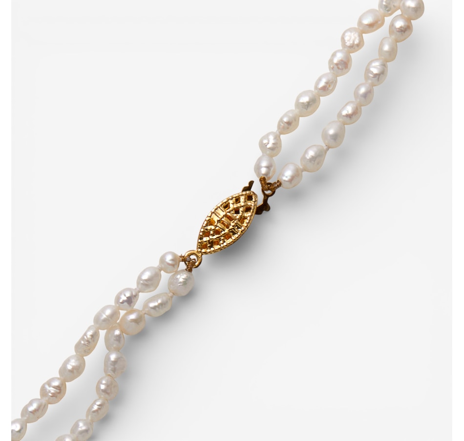 Image 115757_ALTMORE1.jpg, Product 115-757 / Price $59.99, Roz Kwan 3mm-3.25mm White Seed Freshwater Pearl Two-Row Necklace from Roz Kwan Jewellery Collection on TSC.ca's Jewellery department