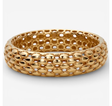 Uno A Erre 18K Yellow Gold Solid Mesh Ring
