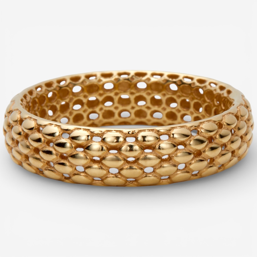 Image 115784.jpg, Product 115-784 / Price $1,499.99, Uno A Erre 18K Yellow Gold Solid Mesh Ring from UnoAErre Jewellery on TSC.ca's Jewellery department