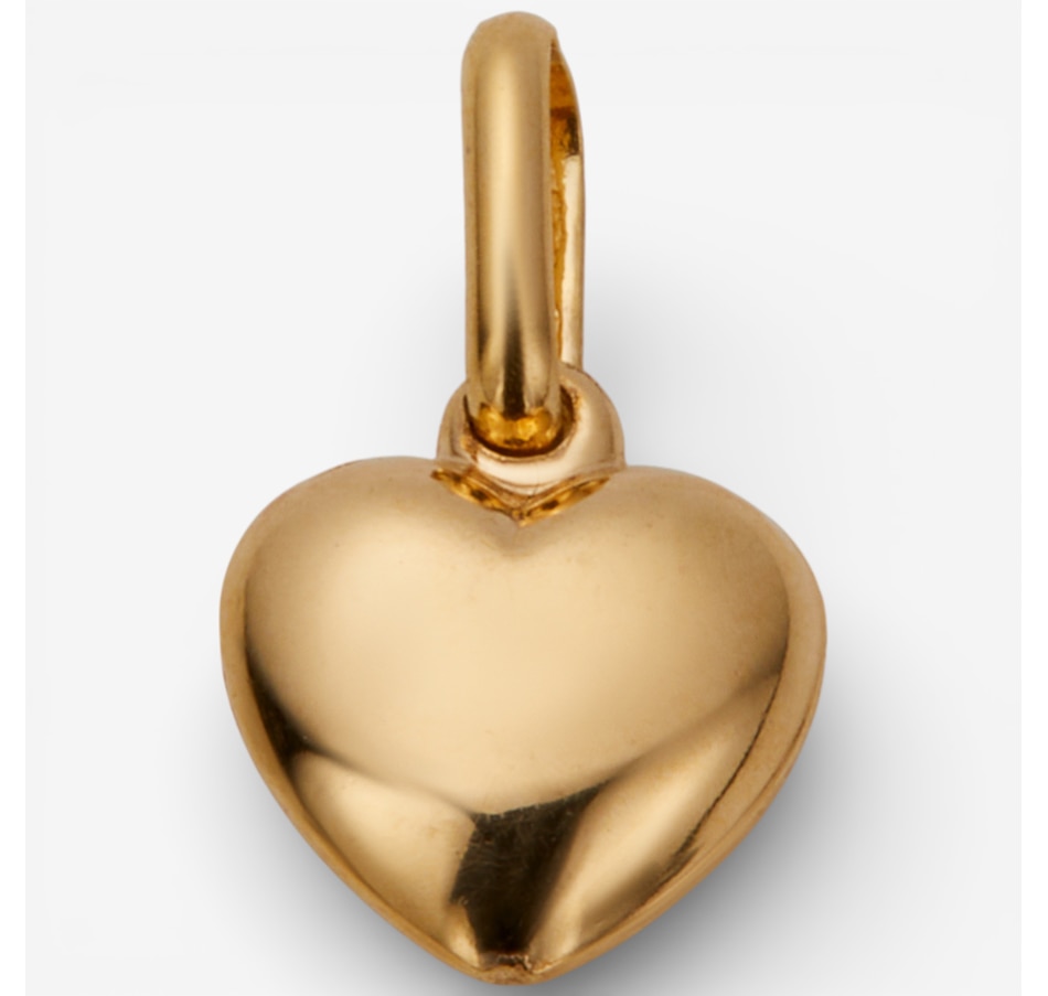 Image 115807.jpg, Product 115-807 / Price $349.99, Uno A Erre 18K Yellow Gold Heart Pendant from UnoAErre Jewellery on TSC.ca's Jewellery department