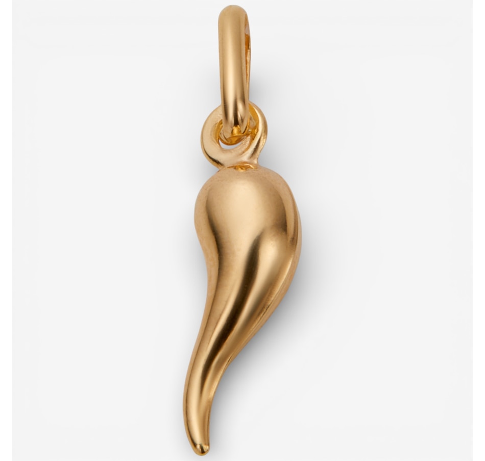 Image 115809.jpg, Product 115-809 / Price $269.99, Uno A Erre 18K Yellow Gold Lucky Horn Pendant from UnoAErre Jewellery on TSC.ca's Jewellery department