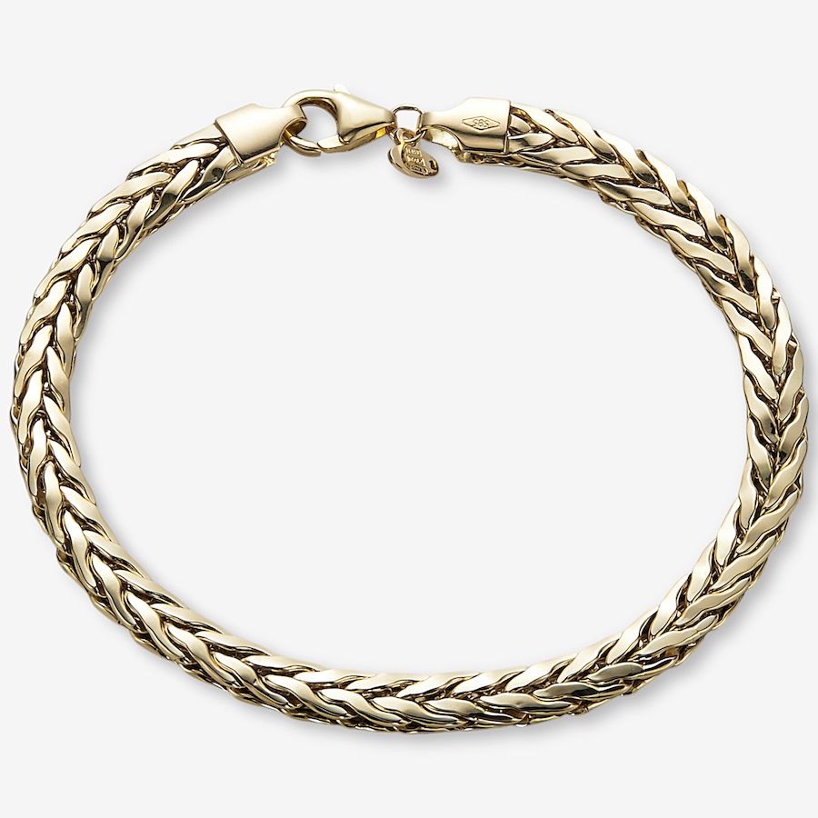 Image 115825.jpg, Product 115-825 / Price $1,299.99, Stefano Oro 14K Yellow Gold Herringbone Bracelet from Stefano Oro on TSC.ca's Jewellery department