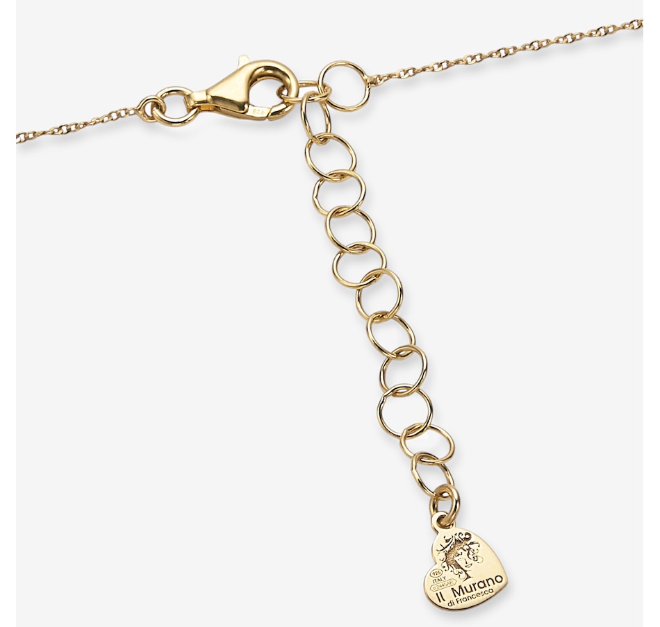 Image 115835_ALTMORE1.jpg, Product 115-835 / Price $179.99, Il Murano di Francesca Sterling Silver/18K Gold Plate Red, Orange and Gold Foil Heart Pendant from IL MURANO DI FRANCESCA on TSC.ca's Jewellery department