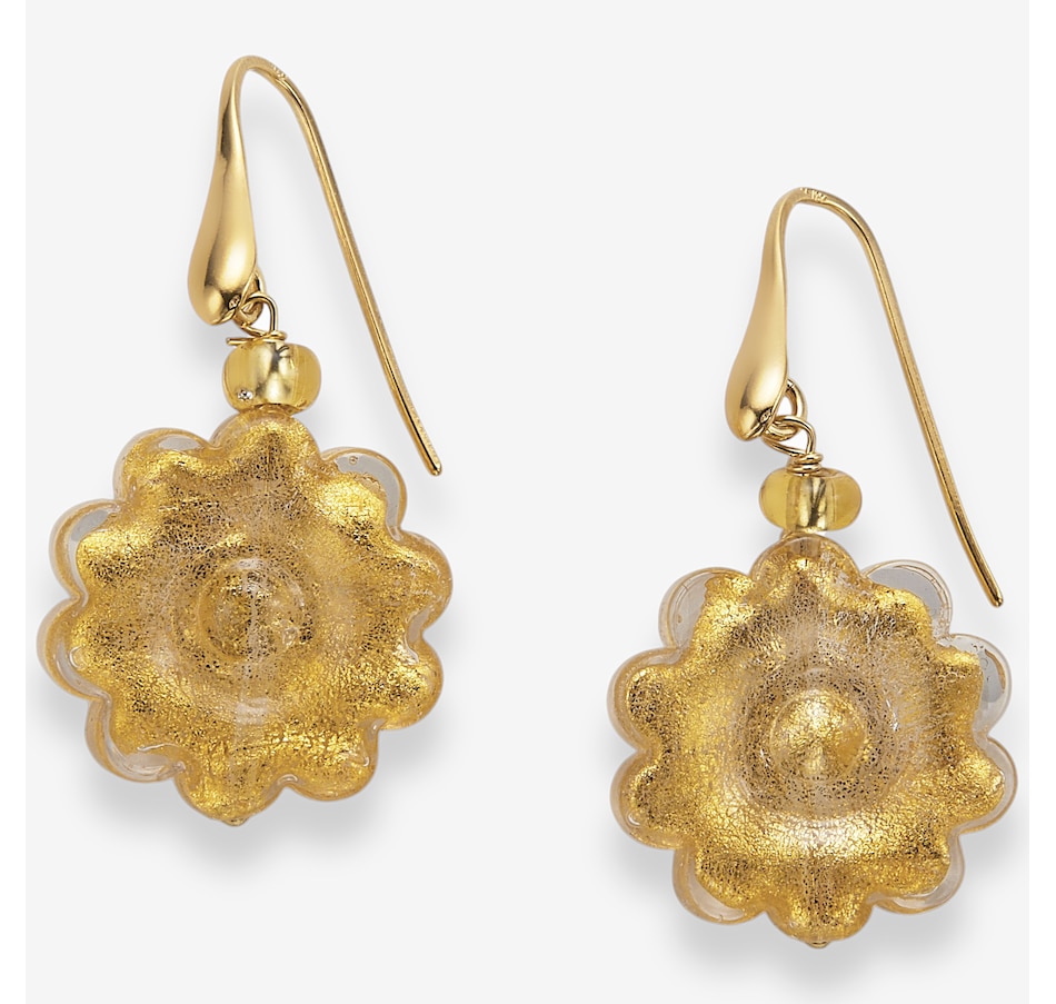 Image 115851.jpg, Product 115-851 / Price $89.99, Il Murano di Francesca Sterling Silver/18K Gold Plate Flower Earrings from Il Murano Di Francesca on TSC.ca's Jewellery department
