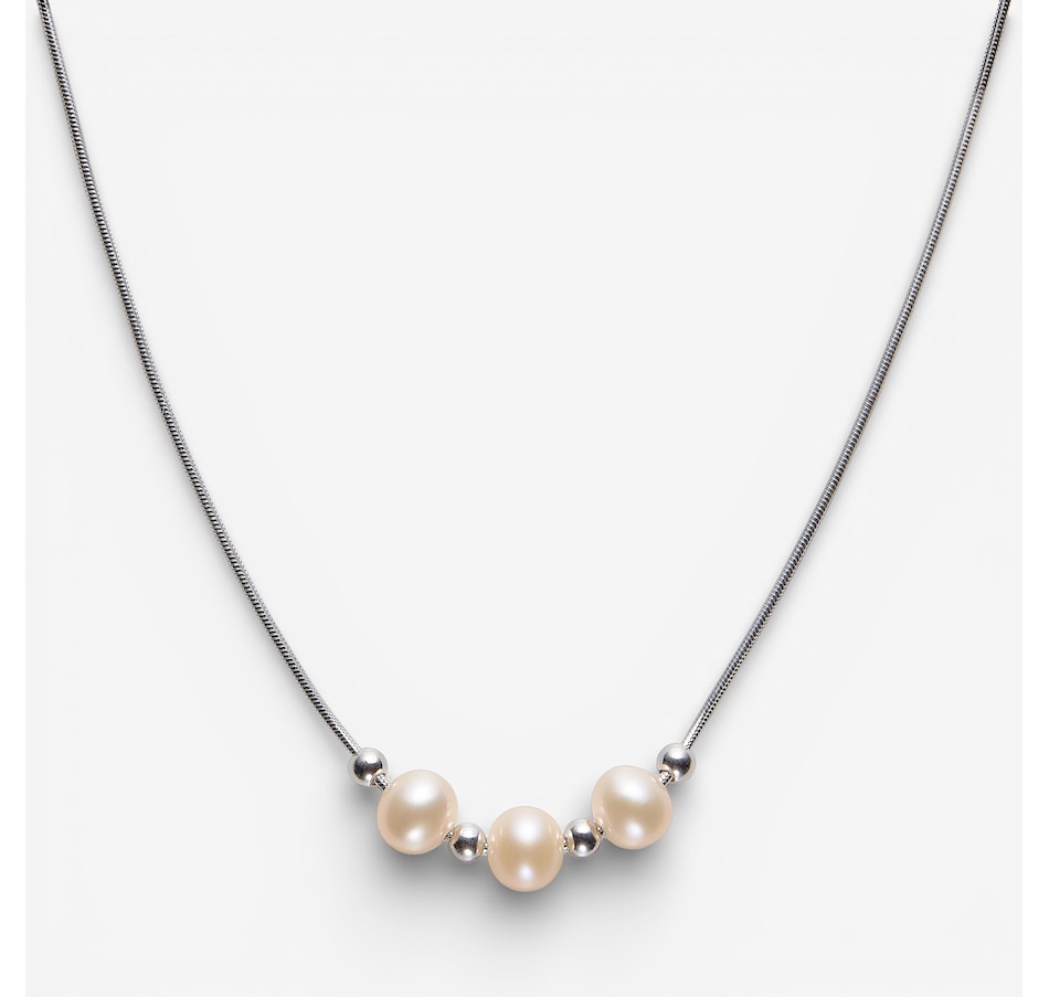 Image 115916.jpg, Product 115-916 / Price $59.99, Silver Gallery Sterling Silver Pearl Necklace from Silver Gallery on TSC.ca's Jewellery department