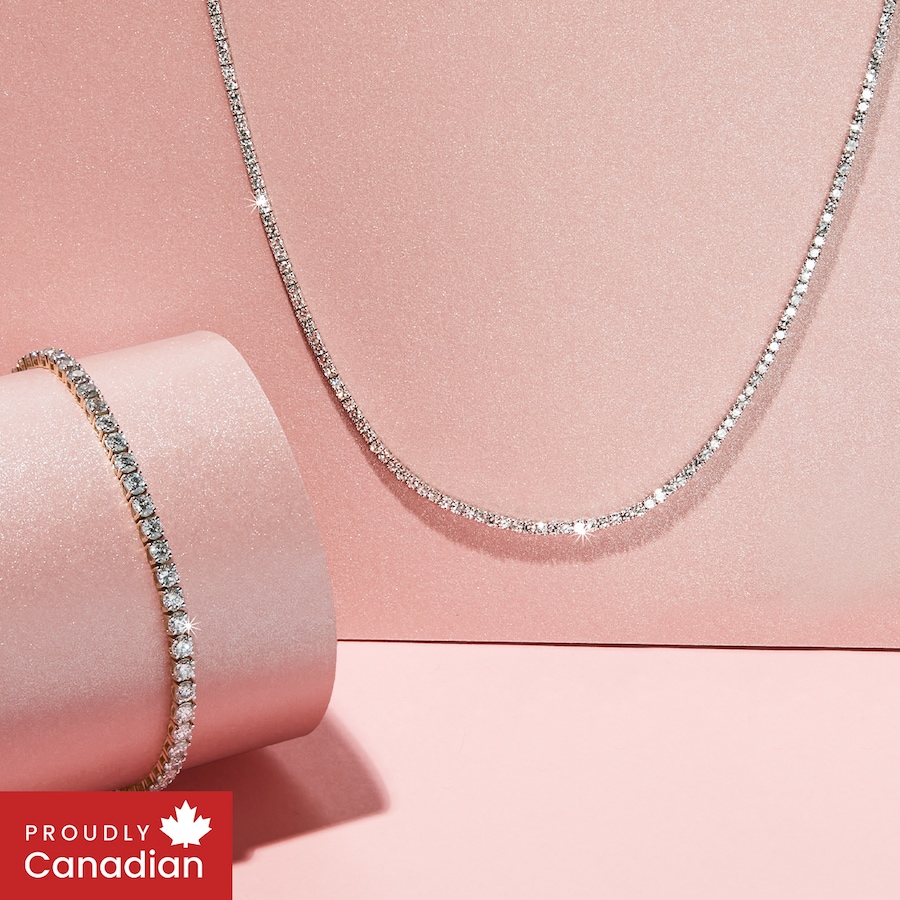 Image 115931_ALTMORE100.jpg, Product 115-931 / Price $6,999.99, EVERA Diamonds 14K Gold 5.00ctw Diamond Tennis Necklace from Evera Diamonds on TSC.ca's Jewellery department