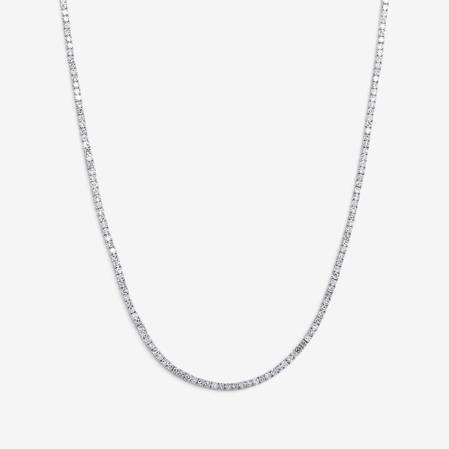 Image 115931_WGL.jpg, Product 115-931 / Price $6,999.99, EVERA Diamonds 14K Gold 5.00ctw Diamond Tennis Necklace from Evera Diamonds on TSC.ca's Jewellery department