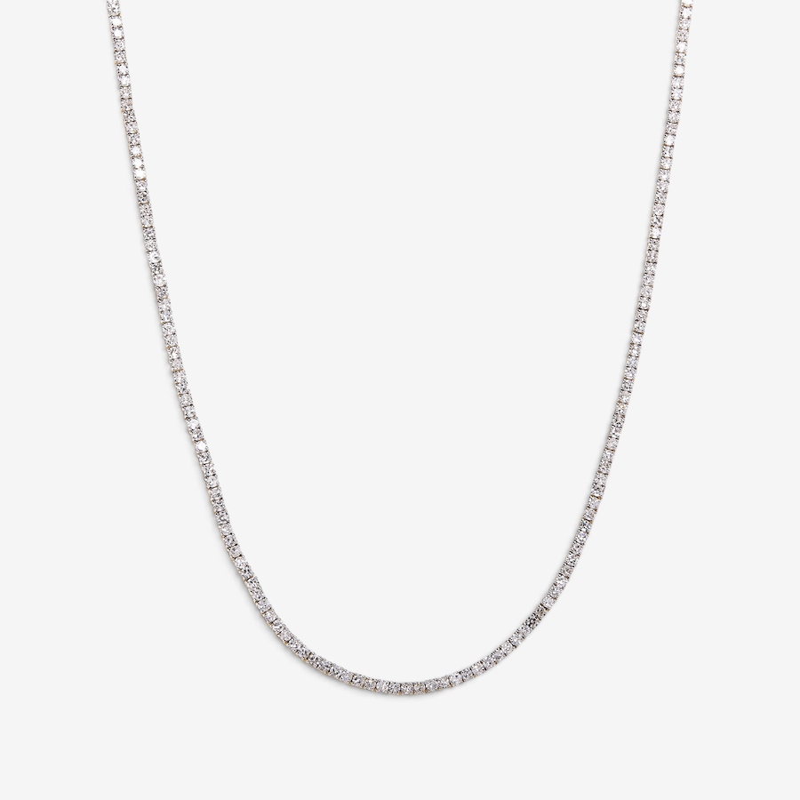 Image 115931_YGL.jpg, Product 115-931 / Price $6,999.99, EVERA Diamonds 14K Gold 5.00ctw Diamond Tennis Necklace from Evera Diamonds on TSC.ca's Jewellery department