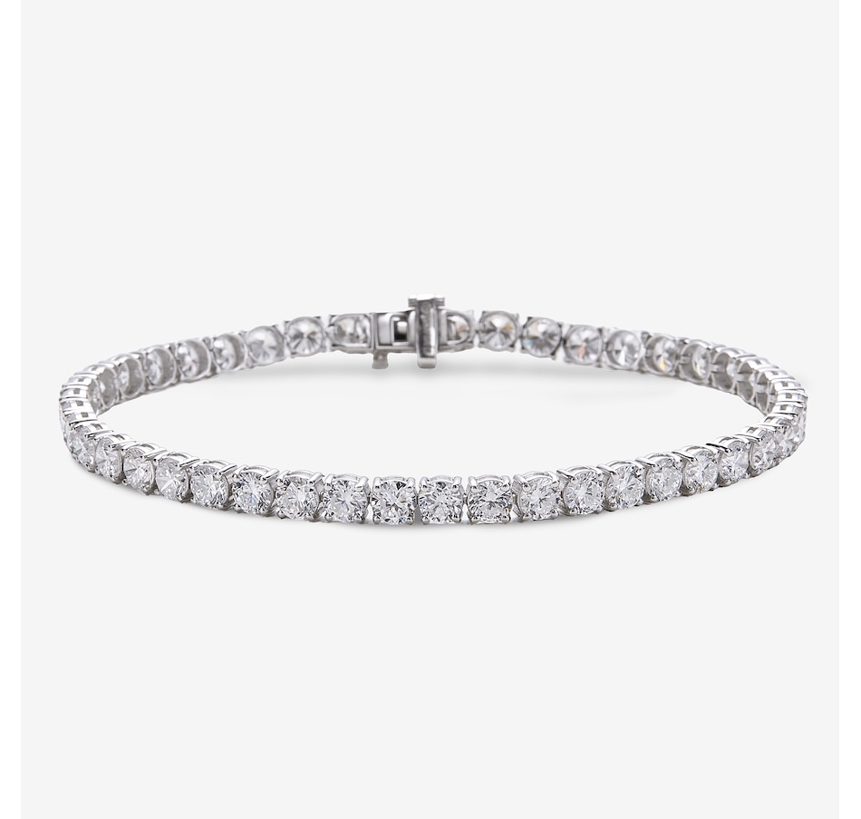Image 115934.jpg, Product 115-934 / Price $4,999.99, EVERA Diamonds 14K White Gold 10.00ctw Diamond Tennis Bracelet from Evera Diamonds on TSC.ca's Jewellery department