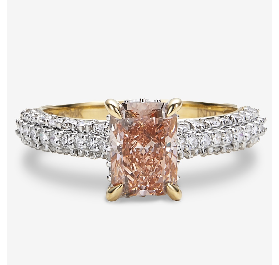 Image 115946.jpg, Product 115-946 / Price $2,499.99, EVERA Diamonds 14K Two Tone Gold 2.25ctw Pink & White Diamond Ring from Evera Diamonds on TSC.ca's Jewellery department