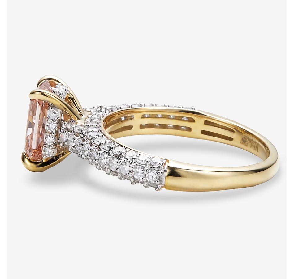 Image 115946_ALTMORE1.jpg, Product 115-946 / Price $2,499.99, EVERA Diamonds 14K Two Tone Gold 2.25ctw Pink & White Diamond Ring from Evera Diamonds on TSC.ca's Jewellery department