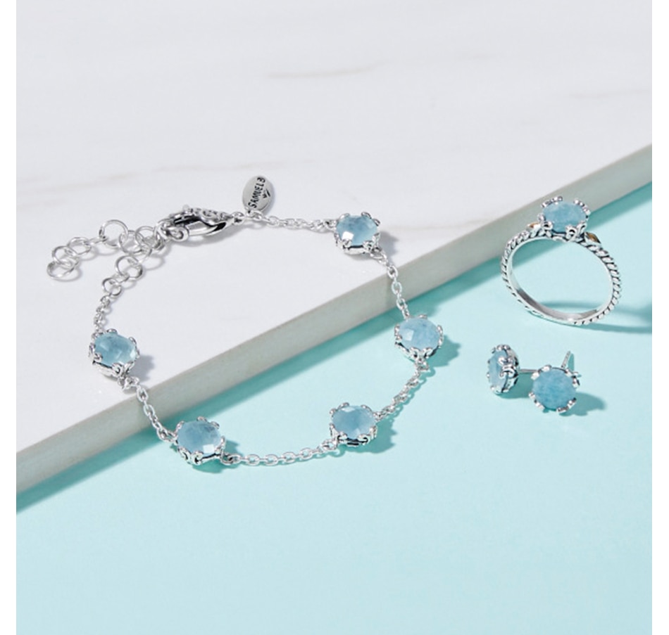 Image 115950_ALTMORE100.jpg, Product 115-950 / Price $199.99, Samuel B Collection Sterling Silver 7mm Round Birthstone Station Bracelet from Samuel B. Collection on TSC.ca's Jewellery department