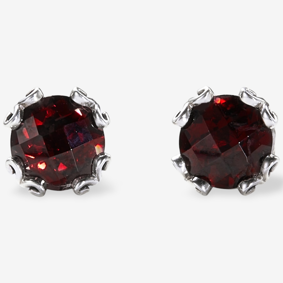 Image 115951_GAR.jpg, Product 115-951 / Price $89.99, Samuel B Collection Sterling Silver Round Shape Gemstone Stud Earrings from Samuel B. Collection on TSC.ca's Jewellery department