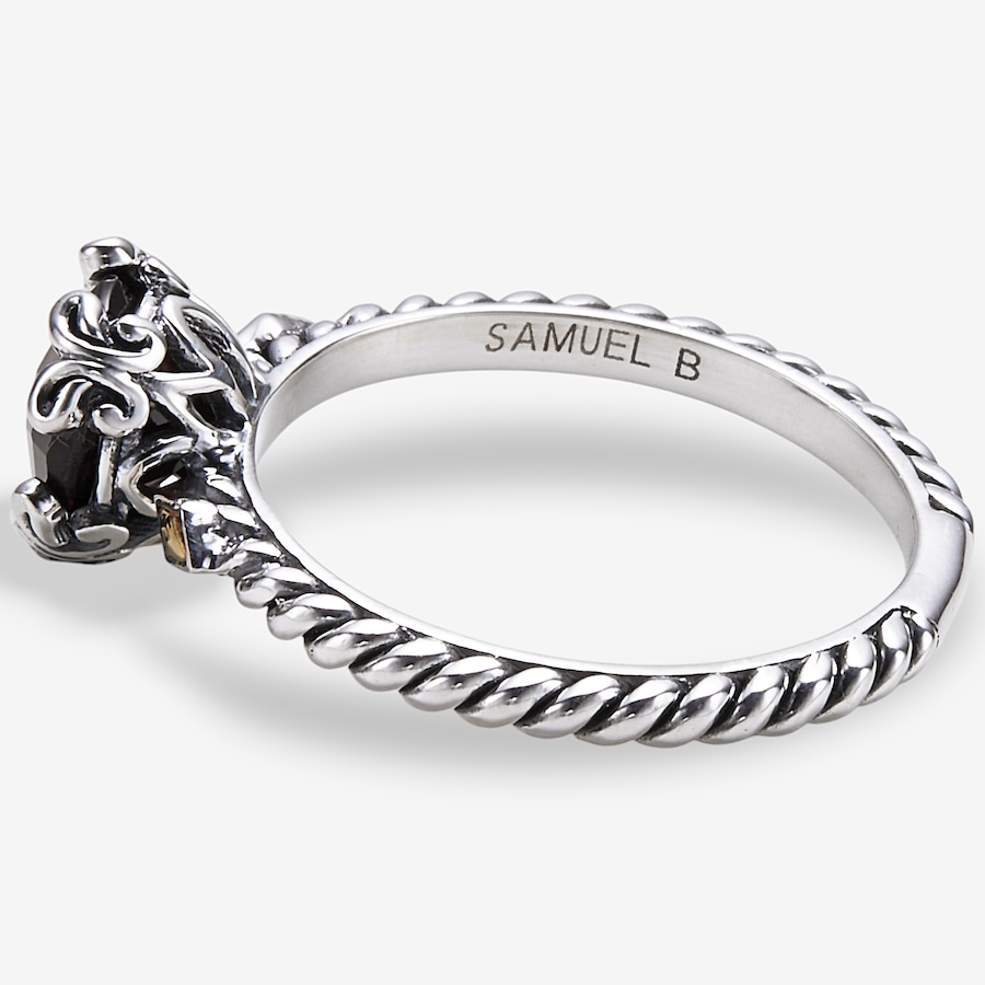 Image 115952_ALTMORE1.jpg, Product 115-952 / Price $89.99, Samuel B Collection Sterling Silver/18K Birthstone Ring from Samuel B. Collection on TSC.ca's Jewellery department