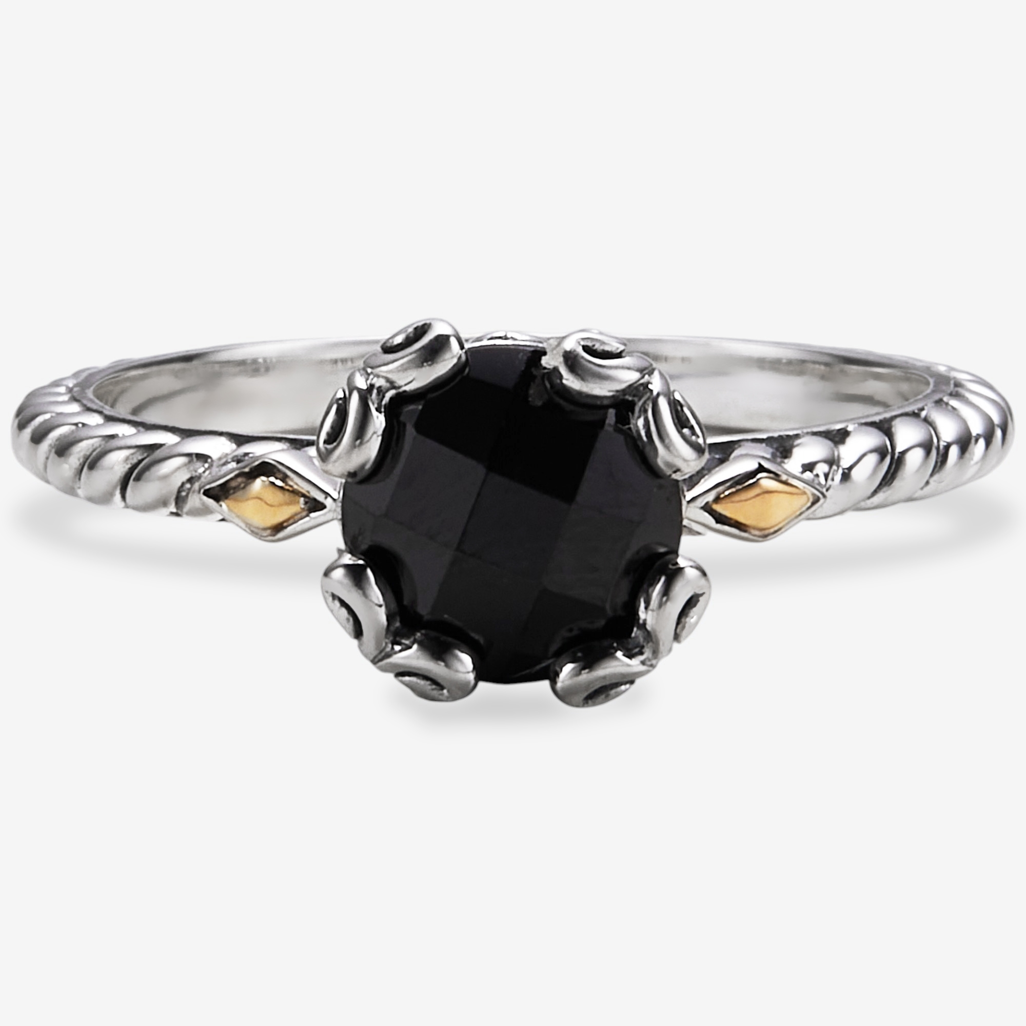 Samuel B Collection Sterling Silver/18K Birthstone Ring - TSC.ca