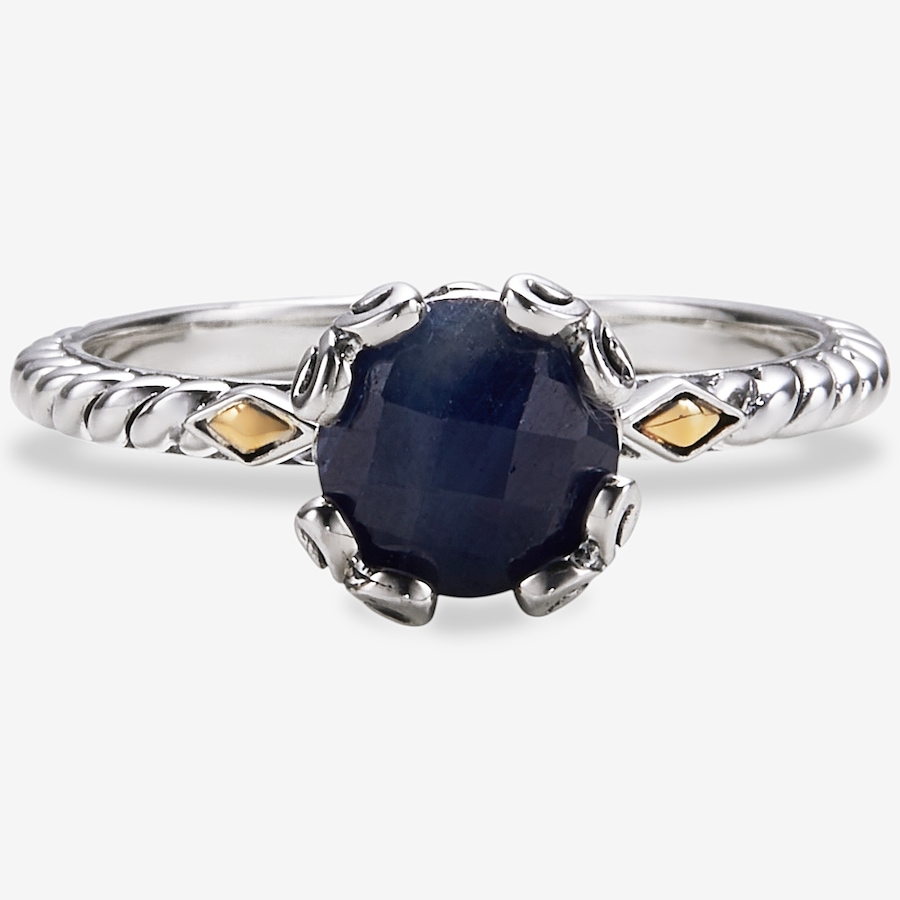 Image 115952_SAP.jpg, Product 115-952 / Price $89.99, Samuel B Collection Sterling Silver/18K Birthstone Ring from Samuel B. Collection on TSC.ca's Jewellery department