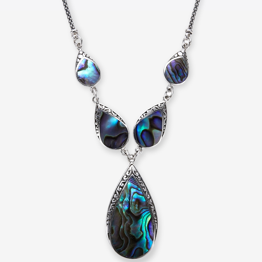 Image 115961.jpg, Product 115-961 / Price $199.99, Samuel B Collection Sterling Silver Abalone "Y" Necklace from Samuel B. Collection on TSC.ca's Jewellery department