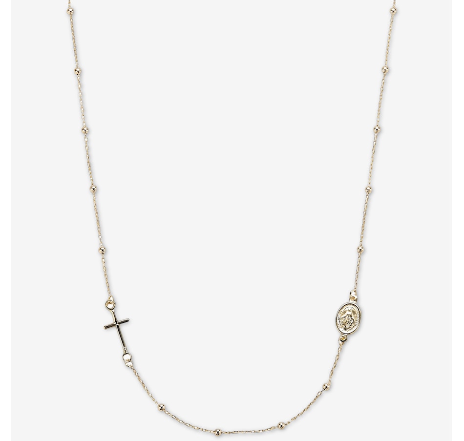 Image 115983.jpg, Product 115-983 / Price $529.99, Stefano Oro 14K Yellow Gold Station Rosario Necklace from Stefano Oro on TSC.ca's Jewellery department
