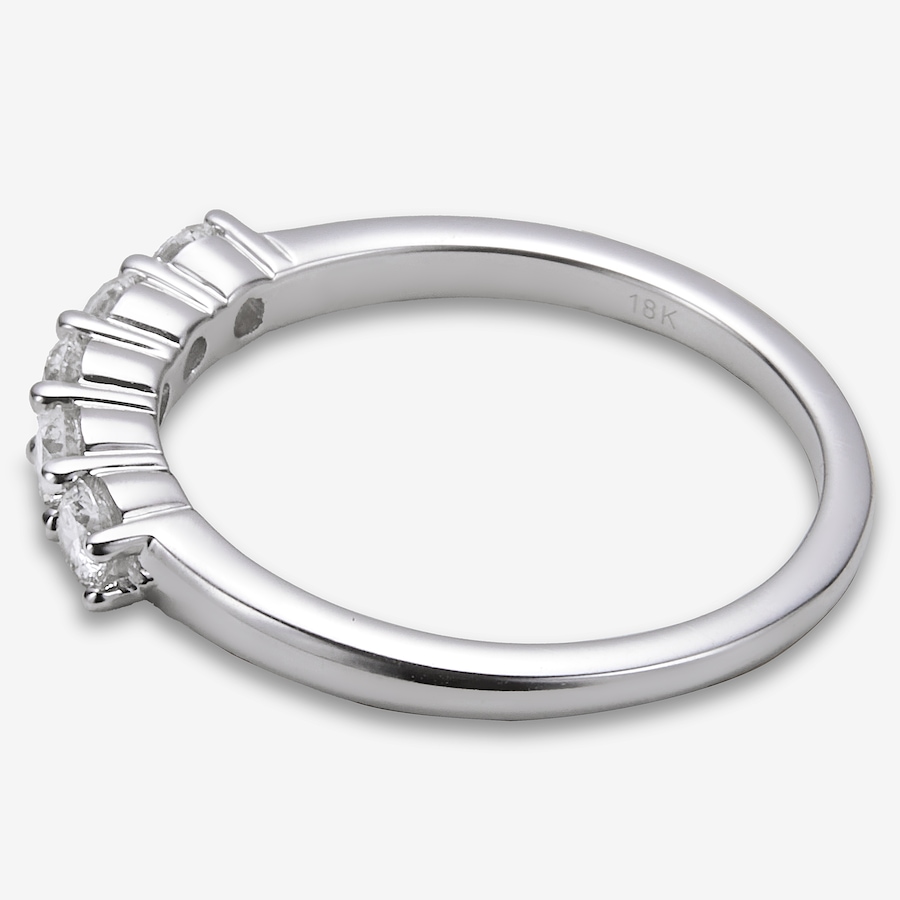 Image 116002_ALTMORE1.jpg, Product 116-002 / Price $2,199.99, 18K White Gold 0.48ctw Diamond 5 Stone Ring from The Vault on TSC.ca's Jewellery department