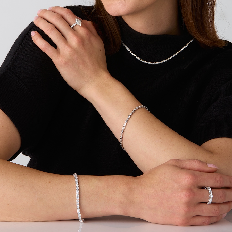 Image 116005_ALTMORE202.jpg, Product 116-005 / Price $1,999.99 - $2,499.99, EVERA Diamonds Sterling Silver 9.00ctw Diamond Tennis Bracelet from Evera Diamonds on TSC.ca's Jewellery department