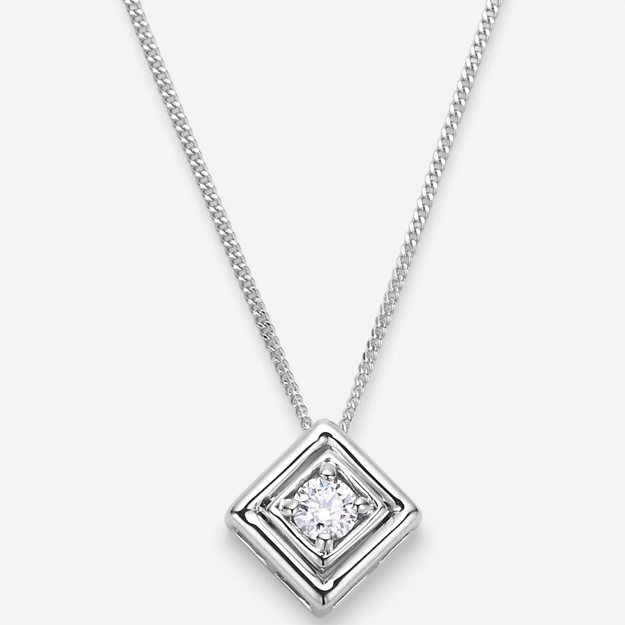 Image 116015.jpg, Product 116-015 / Price $1,199.99, Canadian Ice 10K White Gold Diamond Pendant with Chain from Canadian Ice Diamonds on TSC.ca's Jewellery department