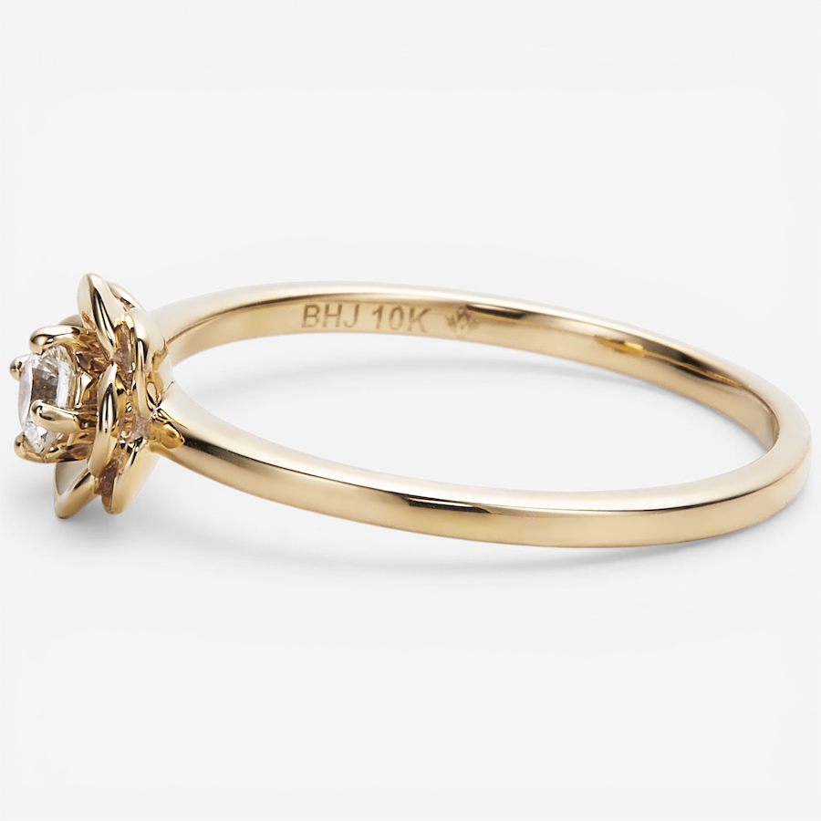 Image 116023_ALTMORE1.jpg, Product 116-023 / Price $1,399.99, Canadian Ice 10K Yellow Gold Flower Diamond Ring from Canadian Ice Diamonds on TSC.ca's Jewellery department