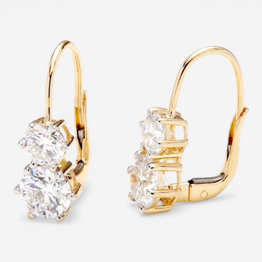 Image 116026_ALTMORE1.jpg, Product 116-026 / Price $2,399.99, EVERA Diamonds 14K Gold Diamond Leverback Earrings from Evera Diamonds on TSC.ca's Jewellery department