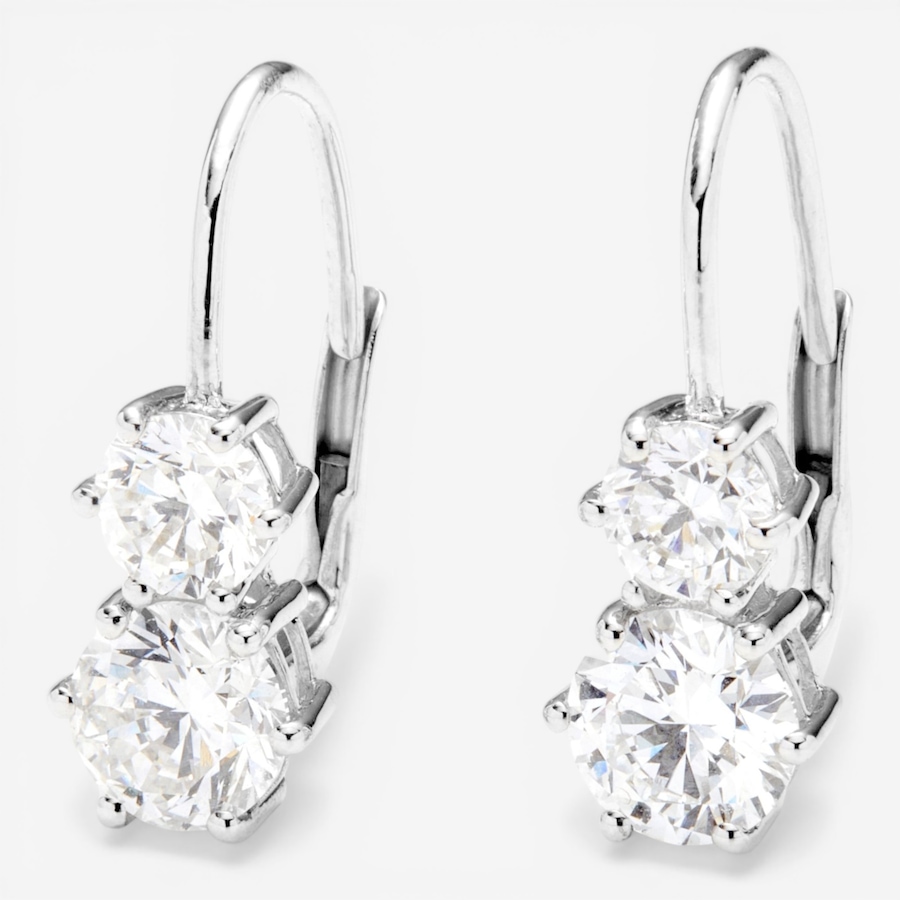 Image 116026_WG3CT.jpg, Product 116-026 / Price $2,399.99, EVERA Diamonds 14K Gold Diamond Leverback Earrings from Evera Diamonds on TSC.ca's Jewellery department