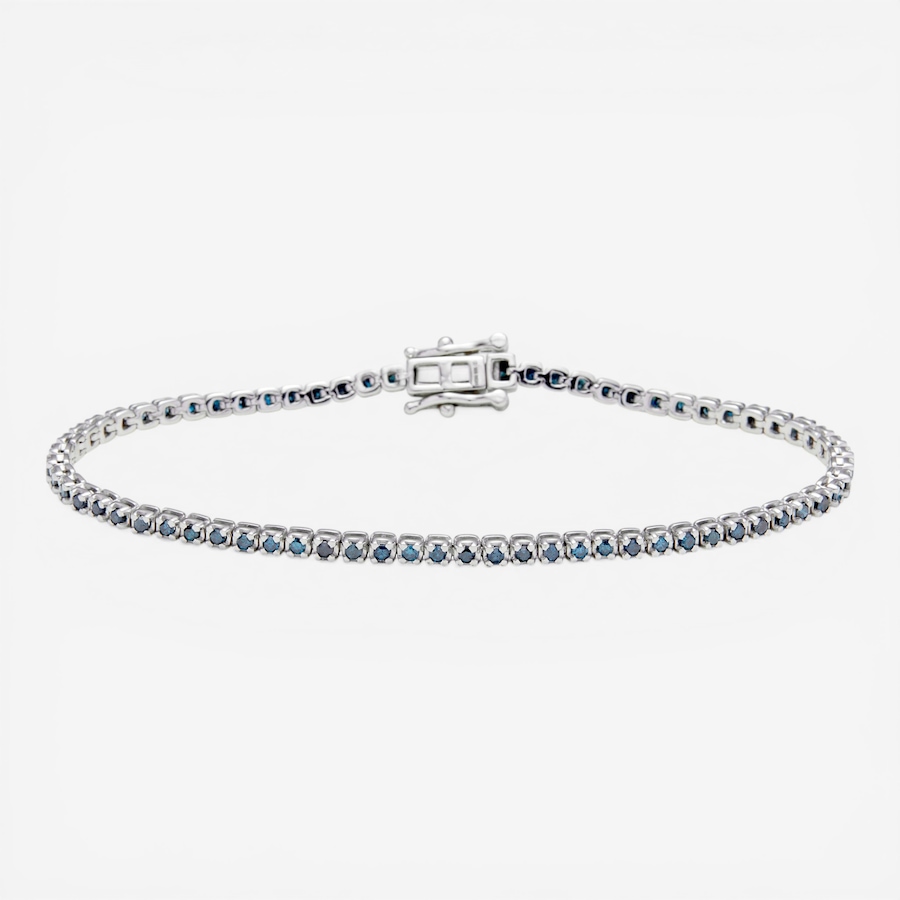 Image 116029_RHBLD.jpg, Product 116-029 / Price $299.99, Colours of Diamonds Sterling Silver 1.00 ctw Coloured Diamond Tennis Bracelet from Colours of Diamonds on TSC.ca's Jewellery department